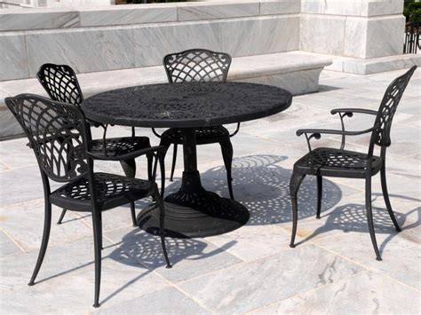 Cast Iron Patio Set Table Chairs Garden Furniture | EVA ...
