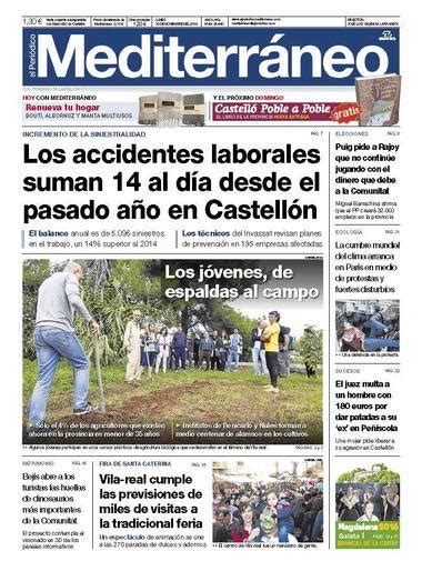 Castellón suma 14 accidentes laborales al día, hoy en la ...