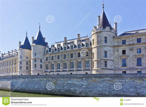 Castle Conciergerie   Former Royal Palace, Paris Stock ...