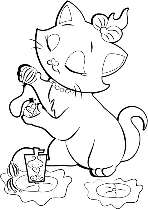 Cat Coloring Pages   Free Printable Pictures Coloring ...