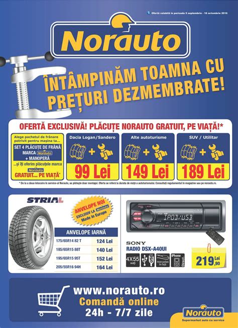 Catalog Norauto 05 Septembrie   16 Octombrie 2016
