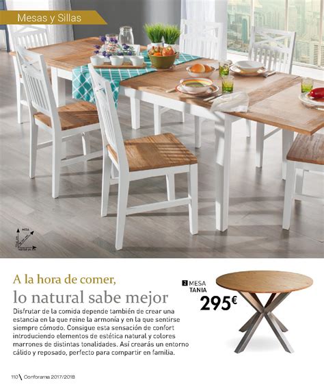 Catálogo Conforama 2018: mesas y sillas comedor | iMuebles