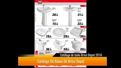 ¡Catálogo de baño Brico Depot!   YouTube
