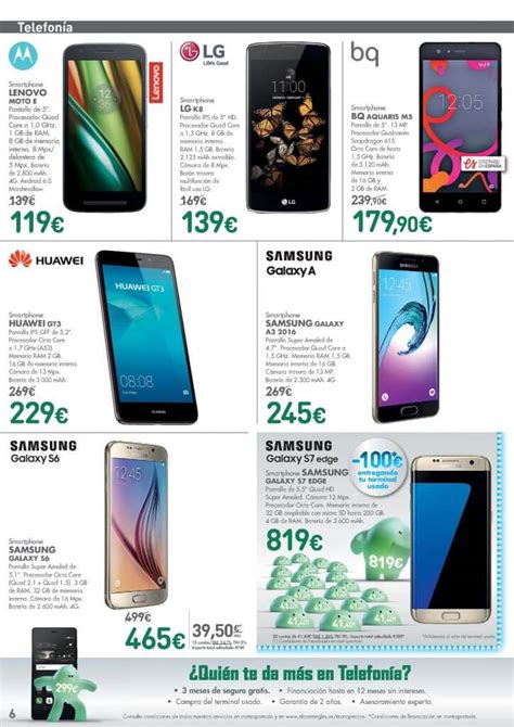 Catálogo móviles El Corte Inglés: precios ofertas ...