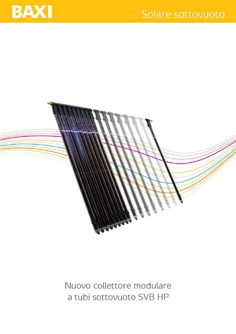 Catalogo sistemi solari sottovuoto   Baxi by Baxi SPA   issuu