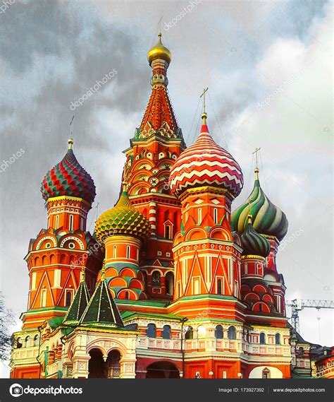 Catedral de San Basilio en la Plaza Roja, Moscú, Rusia ...
