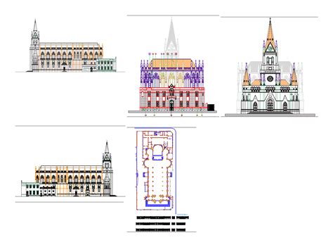 Catedral mar del plata en AutoCAD | Descargar CAD gratis ...