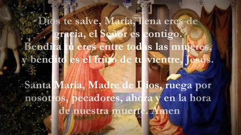 Catholic Prayers   Hail Mary, Spanish   YouTube