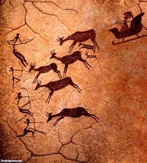 Cave Art Christmas Pictures   Freaking News