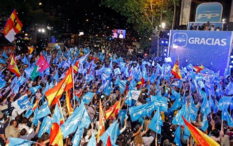 Celebración de los resultados electorales en PP de Madrid ...