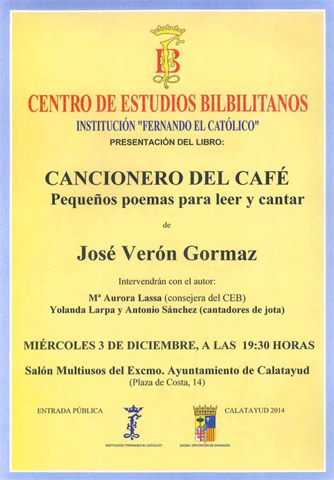 Centro de Estudios Bilbilitanos: noviembre 2014