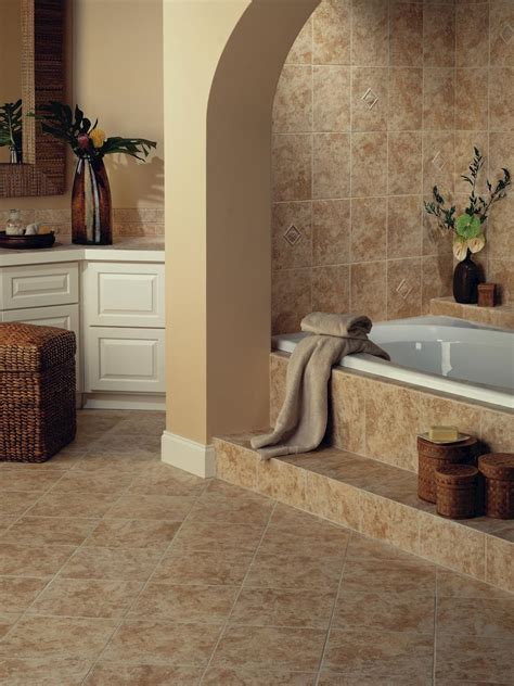 Ceramic Tile Bathroom Floors | HGTV