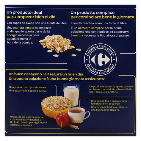 Cereales copos de avena Carrefour   Carrefour supermercado ...