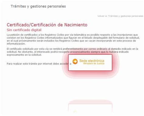 Certificado de Nacimiento/Partida de Nacimiento por ...