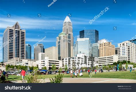 Charlotte, Nc. United States. July 4, 2014. View At Uptown ...