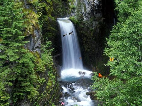 Charming Waterfalls screensaver: add a magic window of ...