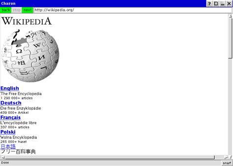 Charon  web browser    Simple English Wikipedia, the free ...
