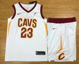 Cheap Nike NBA Cleveland Cavaliers #23 LeBron James White ...