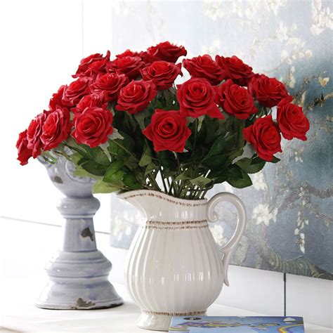 Cheap Wholesale Silk Rose Flowers Artificial Flowers ...