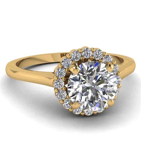 Cheap Yellow Gold Diamond Engagement Rings Wedding and ...