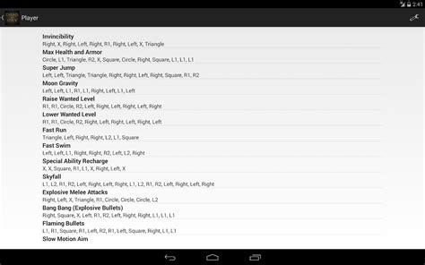 Cheats for GTA 5  PS4 / Xbox  – Android Apps auf Google Play
