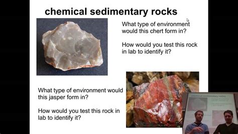 Chemical & organic sedimentary rocks   YouTube