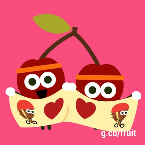 Cherry Google Doodle GIF by Google   Find & Share on GIPHY