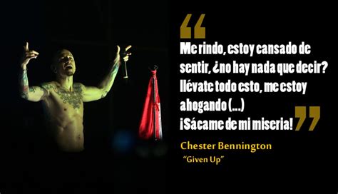 Chester Bennington: las letras de canciones que ...