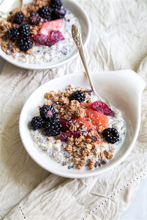 Chia Oatmeal Breakfast Bowl  The Little Epicurean