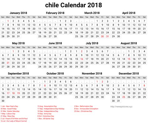chile calendar 2018 14   newspictures.xyz