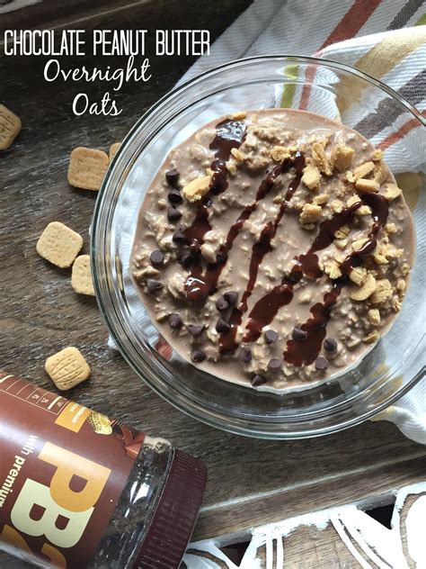 Chocolate Peanut Butter Overnight Oats | Dishing Out ...