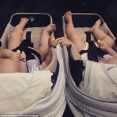 Chris Hemsworth and Elsa Pataky s baby twins hold hands in ...