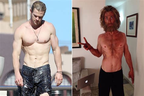 Chris Hemsworth Shows How Much Weight He Lost for Heart of ...