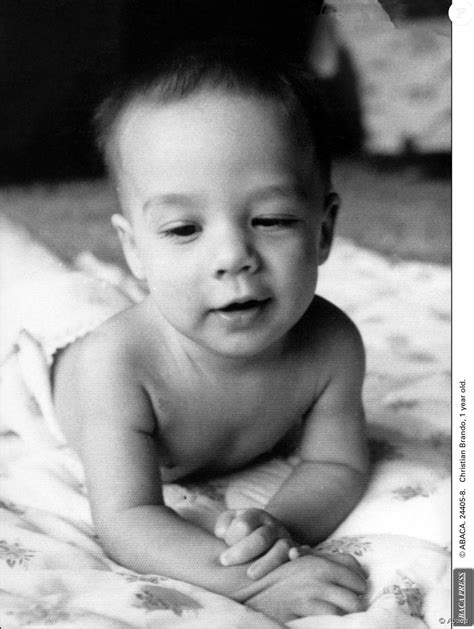 Christian Brando à l âge de 1 an ...