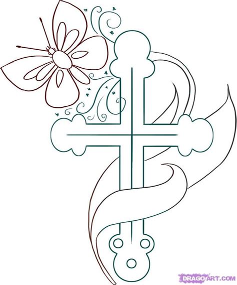 christian cross Coloring Pages | christian cross coloring ...