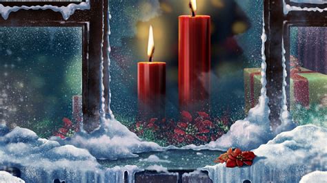 Christmas Candle Wallpapers   Wallpaper Cave