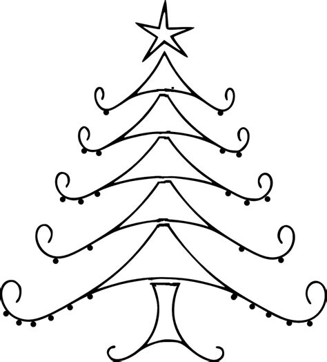 Christmas Tree Line Drawing   ClipArt Best   ClipArt Best
