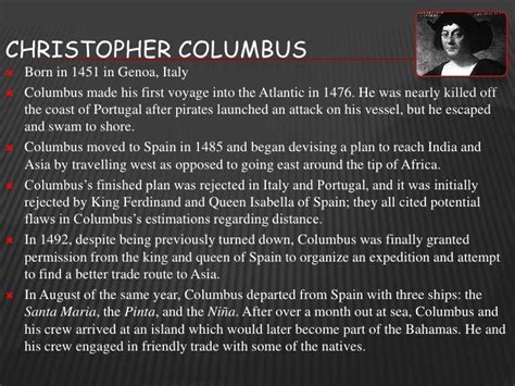 Christopher Columbus   ThingLink