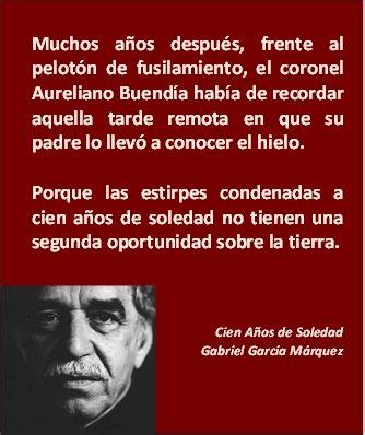 Cien Anos De Soledad Gabriel Garcia Marquez Quotes Spanish ...