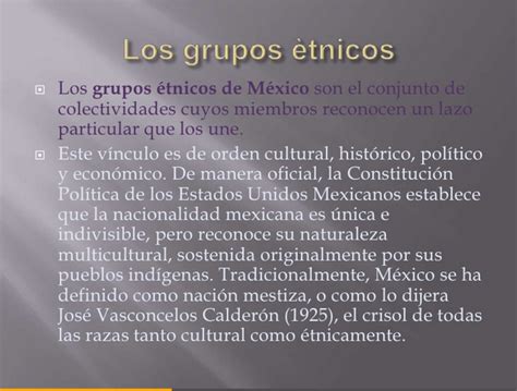 CIENCIA & RAZA   SCIENTIFIC RACE: Grupos étnicos de México