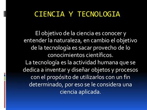Ciencia tecnologia y ambiente