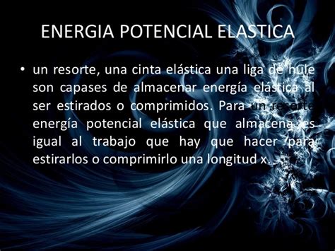 Ciencias energia potencial elastic