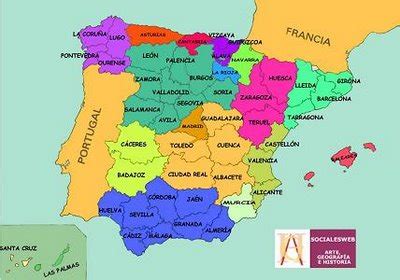 Ciencias Sociales.: La organización territorial de España.