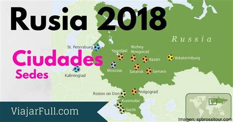 Ciudades Sedes del Mundial de Fútbol Rusia 2018