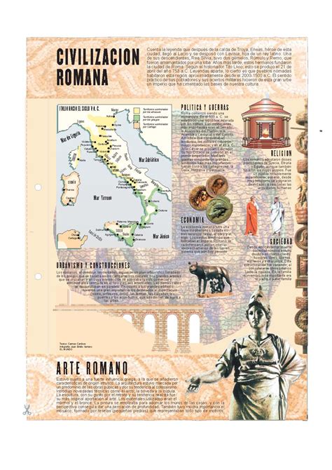 Civilización romana. Láminas de El Mundo   Didactalia ...