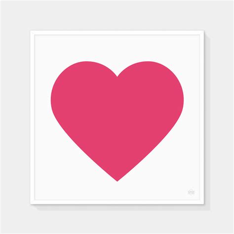 classic heart print by showler and showler ...