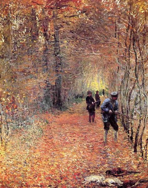Claude Monet Hunting painting | framed paintings for sale