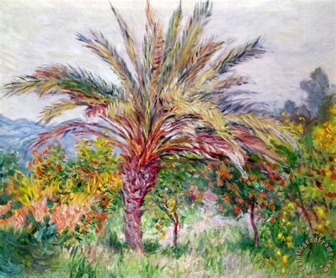 Claude Monet Palm Tree at Bordighera painting   Palm Tree ...