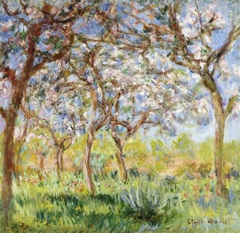 Claude Monet   Spring at Giverny   Art Print   Global Gallery