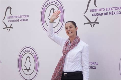 Claudia Sheinbaum durante el primer #DebateChilango por la ...